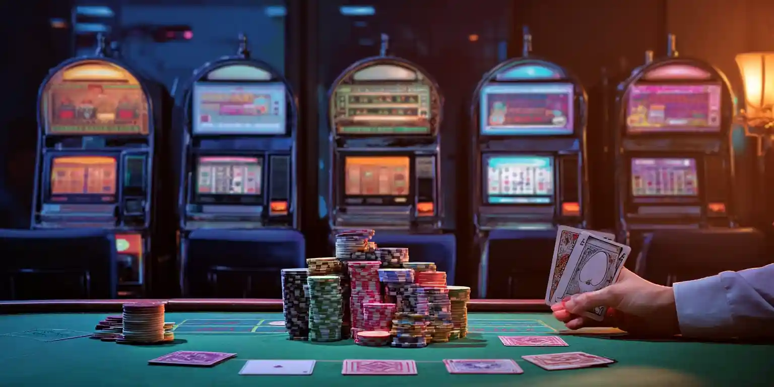 slot machine in gas station